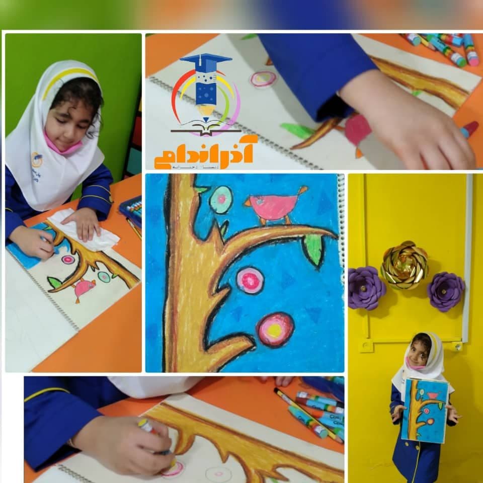 نقاشی پیشرفته  گرامیداشت هفته ی کودک   #پایه_پیش_دبستان #مناسبتها #هفته_ی_کودک