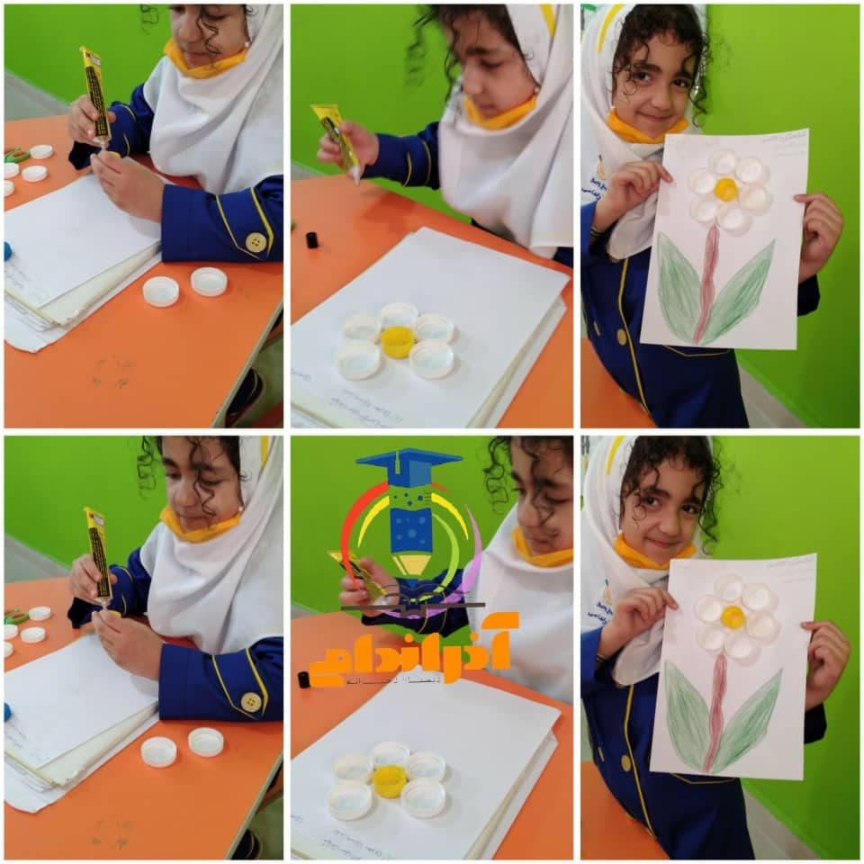 کاردستی گل نرگس 