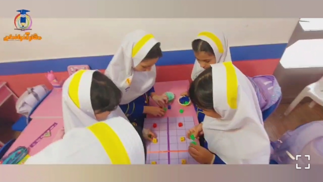 ریاضی: تقارن دو قسمتی و  چهار قسمتی