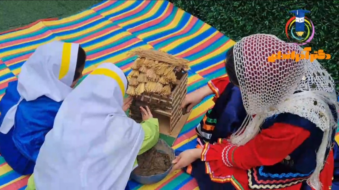 نگاره ی ۷ ، ساخت خانه ی روستایی